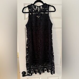 Elegant Black Lace Dress